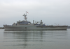 Uss Cleveland (lpd 7) Pulls Into San Diego Harbor Image
