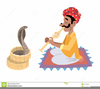 Cartoon Snake Charmer Clipart Image