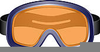 Ski Goggle Clipart Image