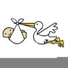 Free Animated Clipart Stork Image