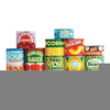Canned Goods Food Pantry Clipart Image