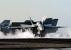 An F/a-18 Hornet From The Gunslingers Of Strike Fighter Squadron One Zero Five (vfa-105) Launches Image