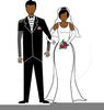 Free African American Wedding Clipart Image