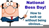 National Boss Day Clipart Image
