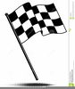 Checkered Racing Flag Clipart Image