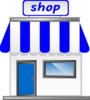 Shop With Awning Clip Art