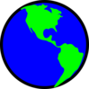 Blue And Green Earth Clip Art
