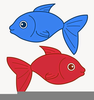 One Fish Two Fish Red Fish Blue Fish Clipart Image