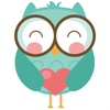 Polka Dot Owl Clipart Image