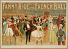 Fanny Rice At The French Ball Image