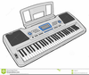 Computer Keyboard Clipart Black And White Image