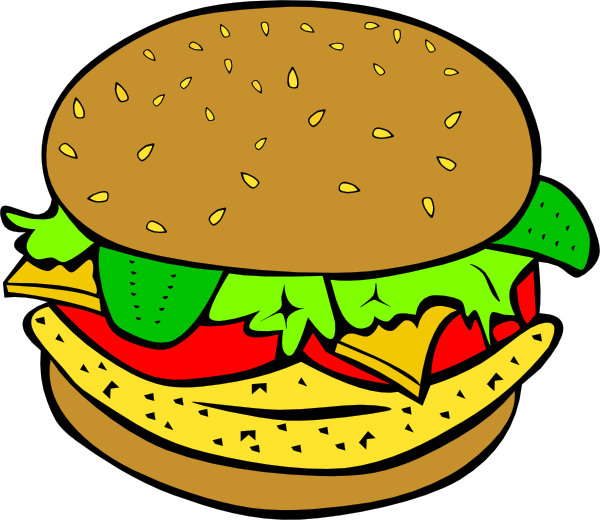 Chicken Burger Clip Art at Clker.com - vector clip art online, royalty free  & public domain