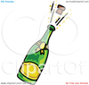Bottle Champagne Clipart Image