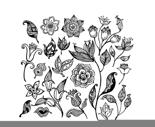 Black And White Rose Clipart | Free Images at Clker.com - vector clip