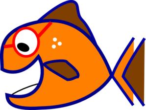 brown fish clip art