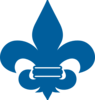 Cub Scout Blue Fleur De Lis Clip Art