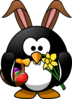 Easter Penguin Clip Art