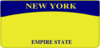 New York License Plate Clip Art