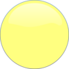Yellow Circle Icon Clip Art