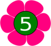  Flower 5 Clip Art