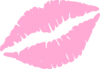 Light Pink Kiss Mark Clip Art