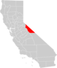 California County Map Mono County Highlighted Clip Art