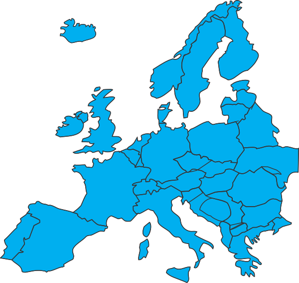 Map Of Europe Clip Art at Clker.com - vector clip art online, royalty free  & public domain