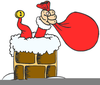 Father Christmas Rudolph Clipart Image