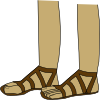Feet In Sandals Clip Art