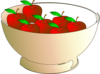 Bowl 7 Apples Clip Art