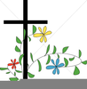 Cross And Rosary Clipart Image