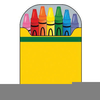 Box Of Crayons Clipart Image