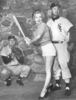 Vintage Baseball Players Clipart Image