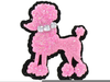 Free Pink Poodle Clipart Image