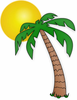 Palm Tree Border Clipart Image