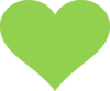 Green Heart Clip Art