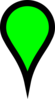 Google Maps Icon - Green Clip Art