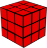 Olap Red Cube Clip Art