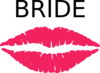 Bride Pink Lips Clip Art