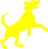 Yellow Dog Clip Art