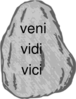 Stone With Writing Clip Art