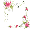 Free Floral Frames Corner Clipart Image