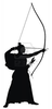 Resume Illustration Vectorielle De La Silhouette Archer Japonais Image