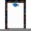 Graduation Cap Border Clipart Image