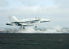 F/a-18 Launches From The Flight Deck Of The Uss George Washington. Image