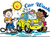 Car Wash Comic Clipart Image