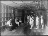 Male Lodgers Bathing At The Municipal Lodging House, N.y. Image