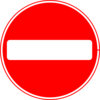 Einfahrt Verboten Sign Clip Art