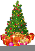 Clipart Of Christmas Trees With Presents Image