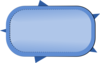 Blue Button Clip Art